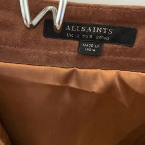 All Saints Skirts - All Saints Suede Skirt All Saints Skirts - All Saints Suede Skirt